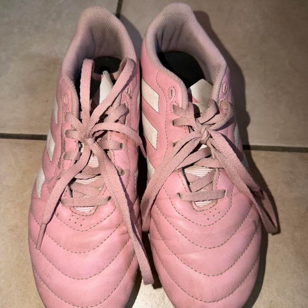 Adidas Light pink womens soccer cleats